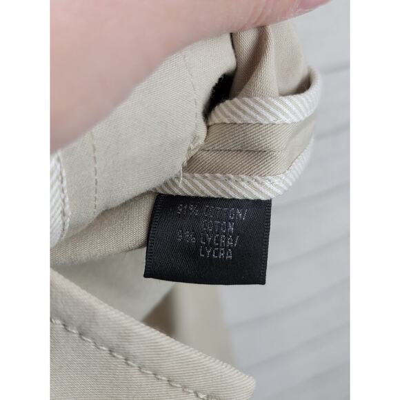 LAFAYETTE 148 NEW YORK Cotton Twill Cargo Pocket Khaki Jacket, SZ 10 - Picture 5 of 11